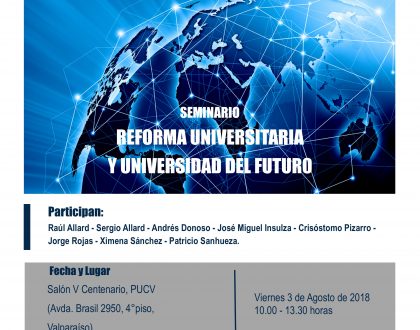 Foro Valparaíso organiza seminario "Reforma universitaria y universidad del futuro"